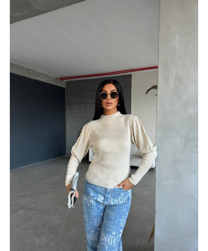 218742 KREM KAZAK TRİKO