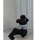 218763 SİYAH TAKIM KOT KUMAŞ