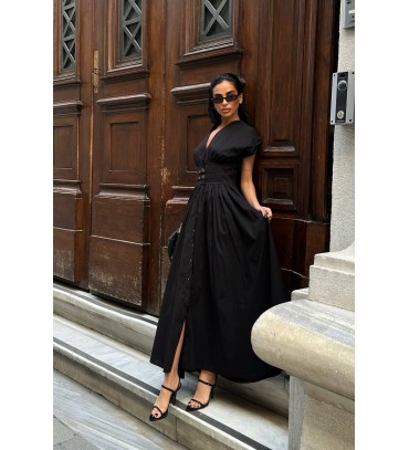 218781 SİYAH ELBİSE...