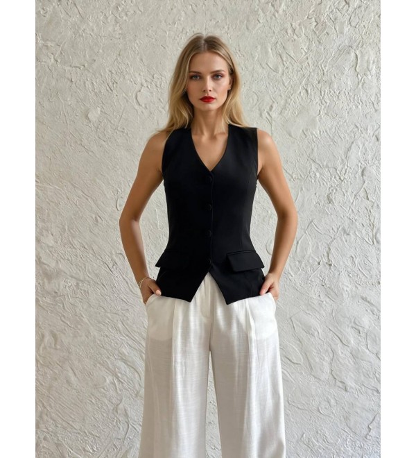 218891 BLACK BLOUSE