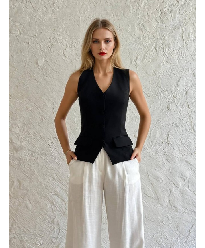 218891 BLACK BLOUSE