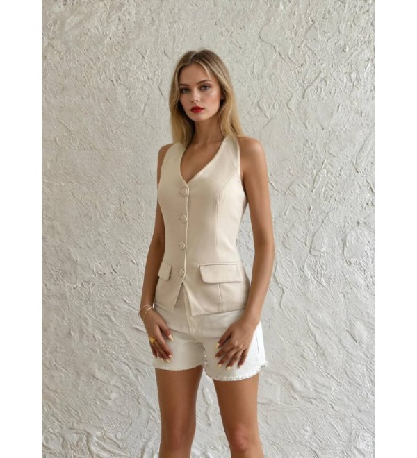 218892 Ecru BLOUSE