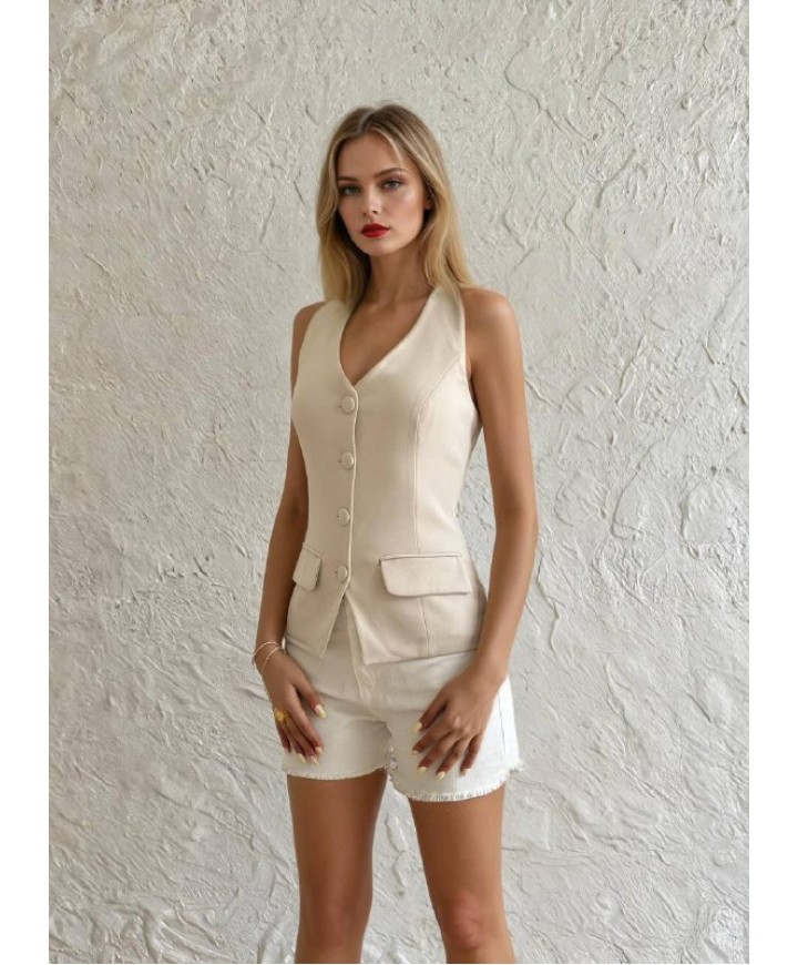 218892 Ecru BLOUSE