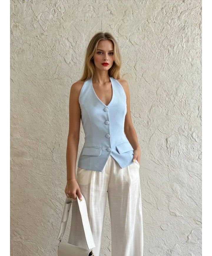 218894 BLUE BLOUSE