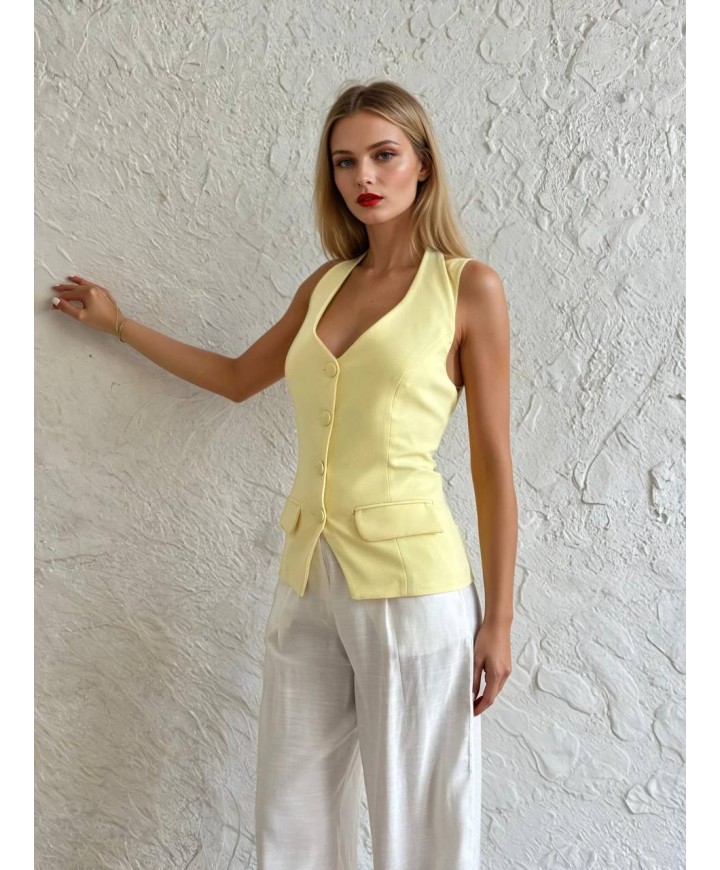218896 YELLOW BLOUSE