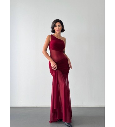 218900 BORDO ELBİSE...