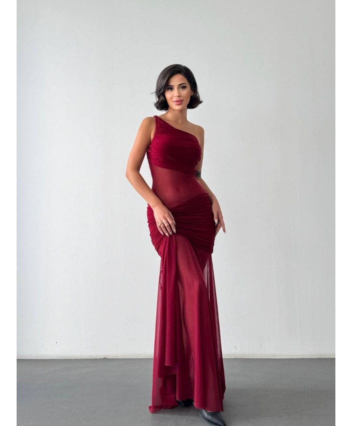218900 BORDO ELBİSE