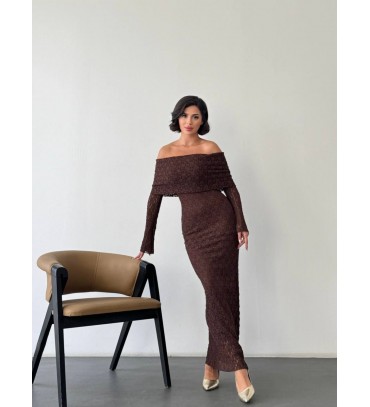 218901 KAHVE ELBİSE...