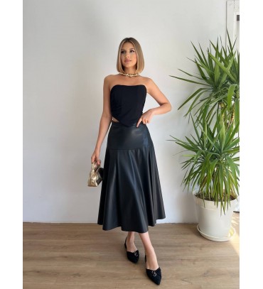 218907 SİYAH ETEK DE...