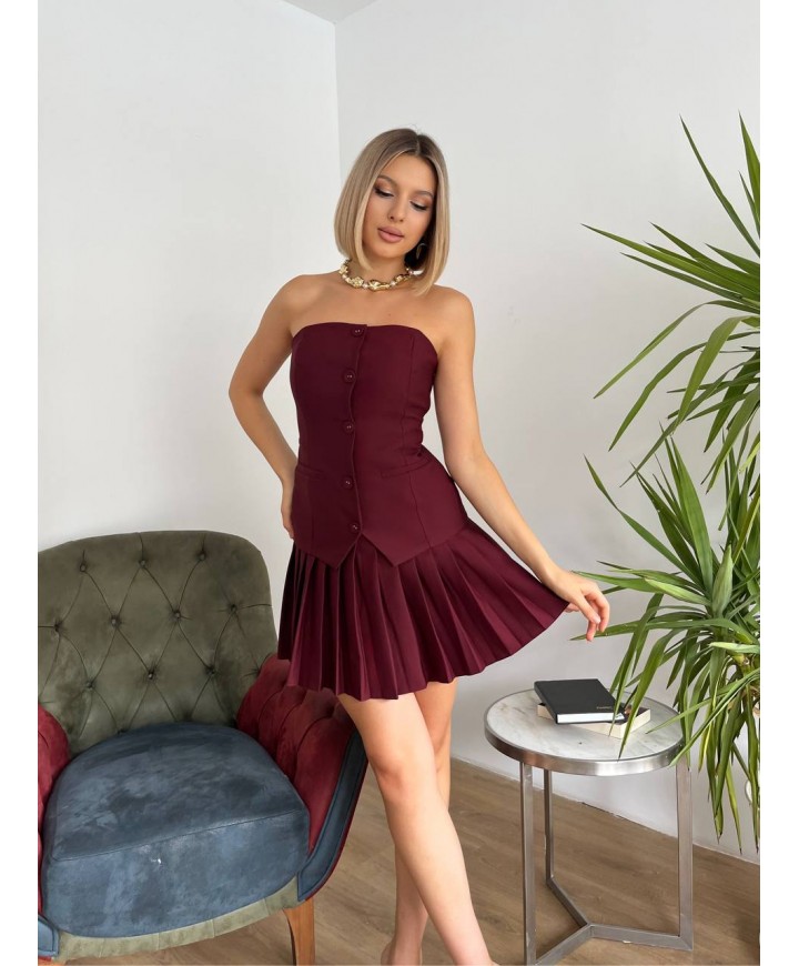 218908 BORDO ELBİSE