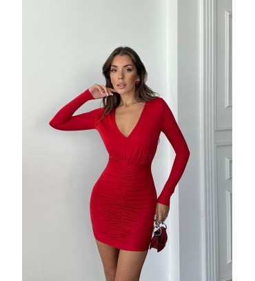 218964 KIRMIZI ELBİS...