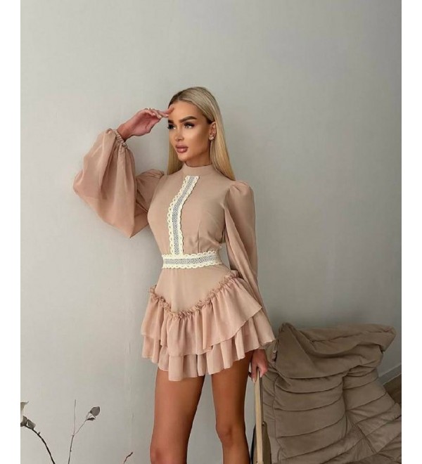 218989 PEMBE ELBİSE