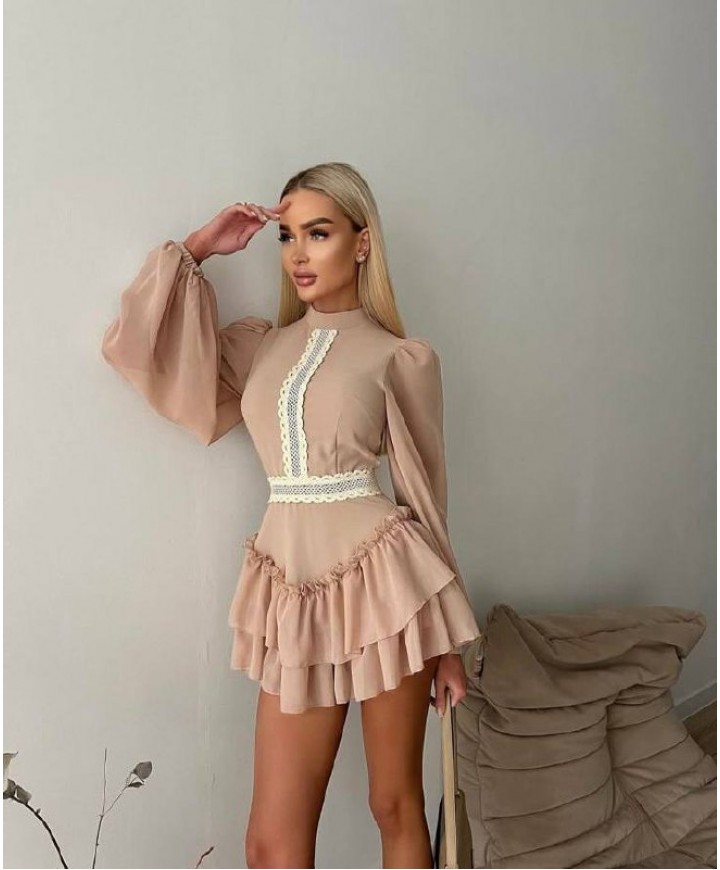 218989 PEMBE ELBİSE