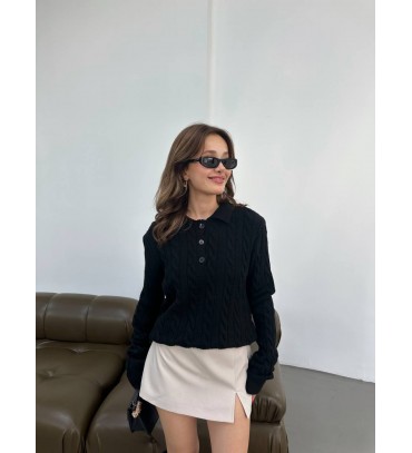 219011 SİYAH KAZAK T...