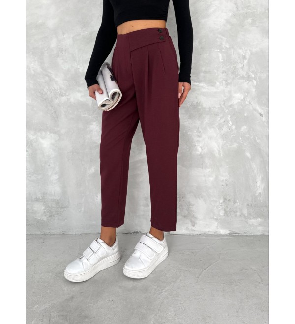 219045 Burgundy TROUSERS KNITWEAR