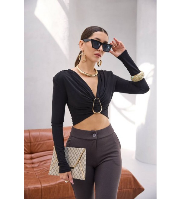 219063 BLACK BLOUSE