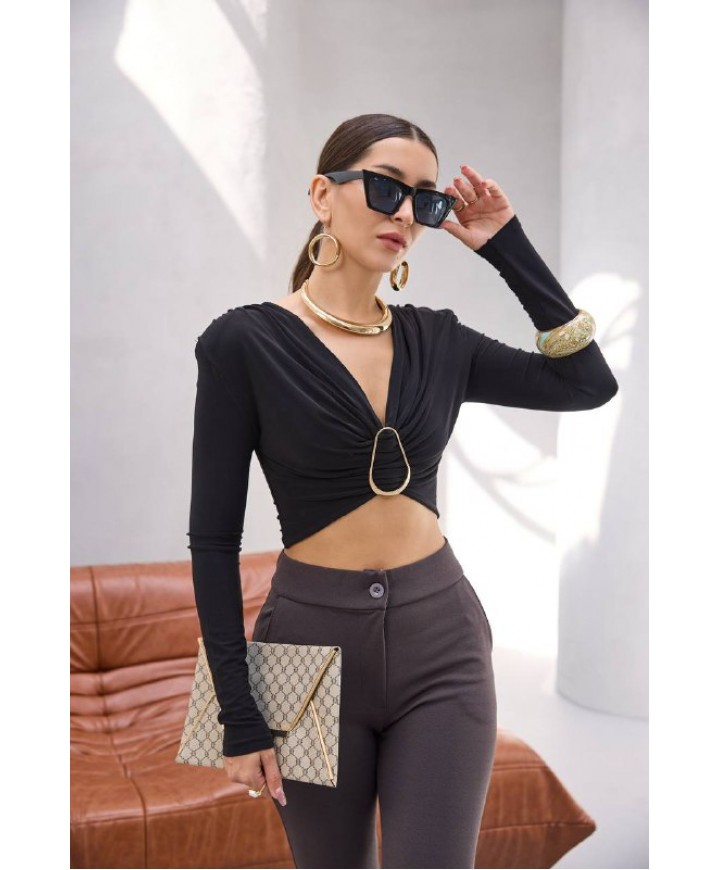 219063 BLACK BLOUSE