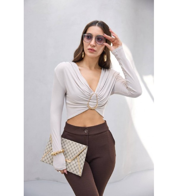 219064 Ecru BLOUSE