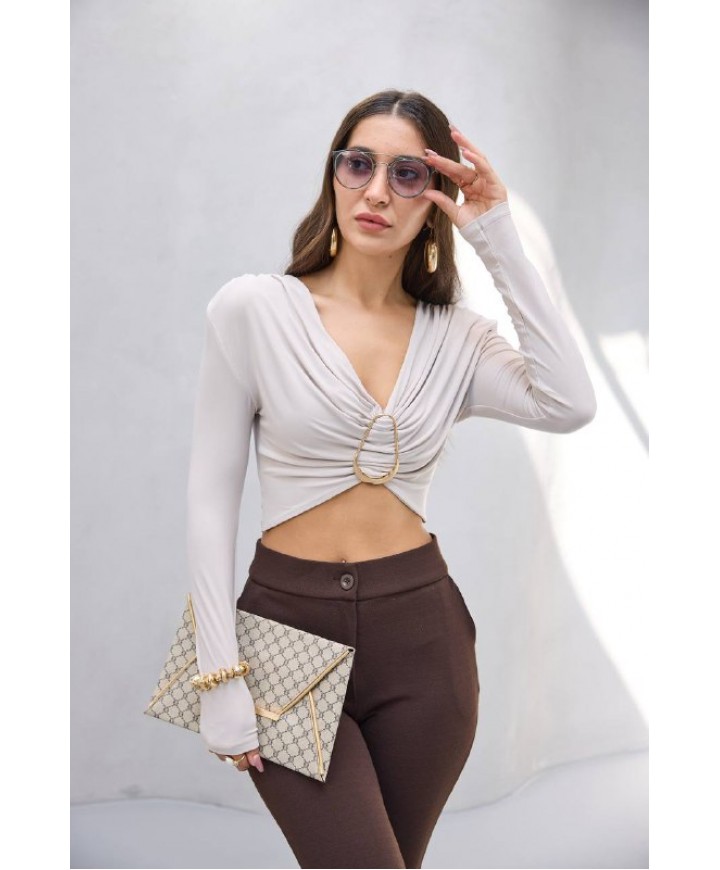 219064 Ecru BLOUSE