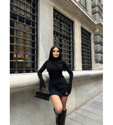 219090 SİYAH BLUZ...