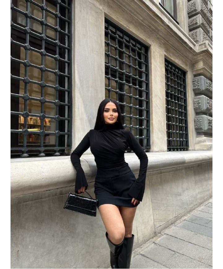219090 BLACK BLOUSE