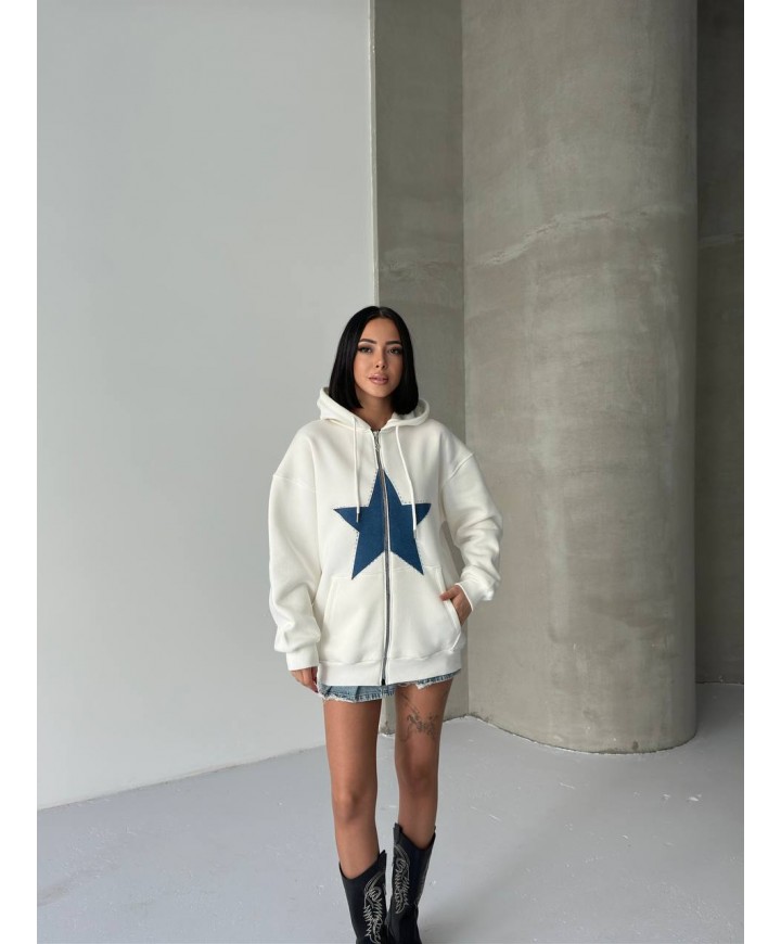219175 EKRU SWEAT 3 İPLİK