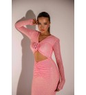 219220 PEMBE ABİYE PUL PAYET