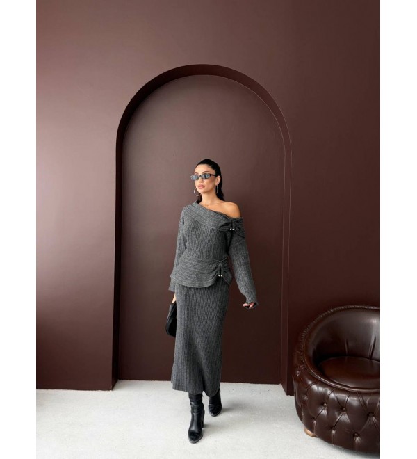 219234 ANTRASİT TAKIM TRİKO