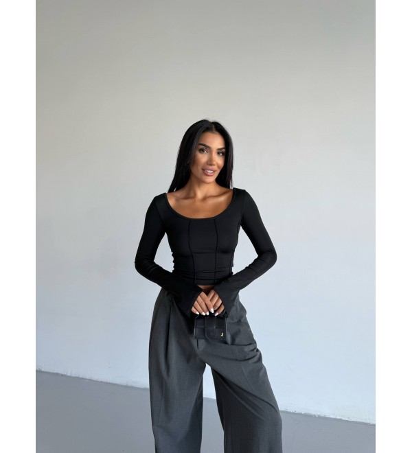 219237 BLACK BLOUSE Diver