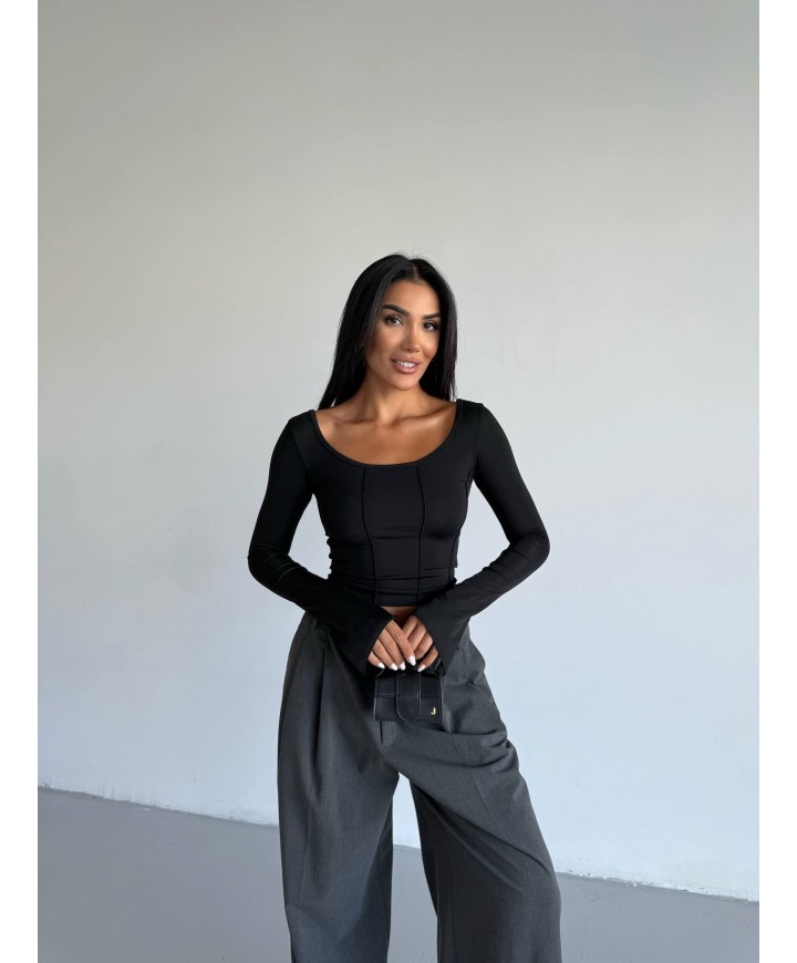 219237 BLACK BLOUSE Diver