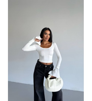 219238 BEYAZ BLUZ DA...