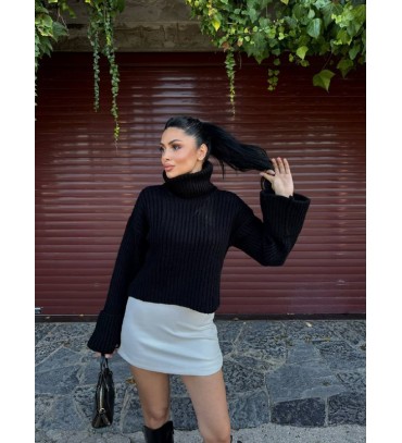 219271 SİYAH KAZAK T...