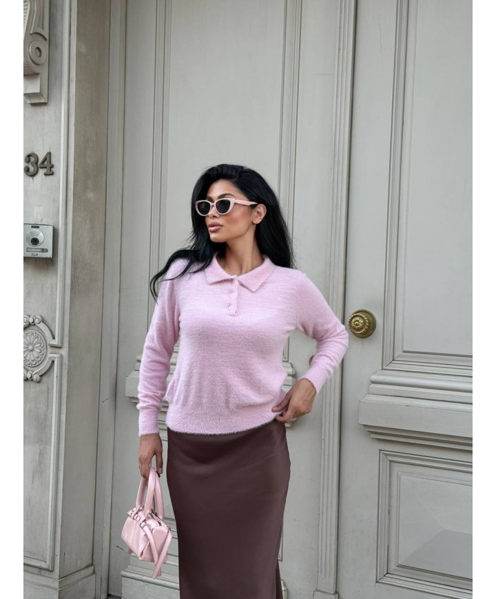 219283 PEMBE KAZAK TRİKO