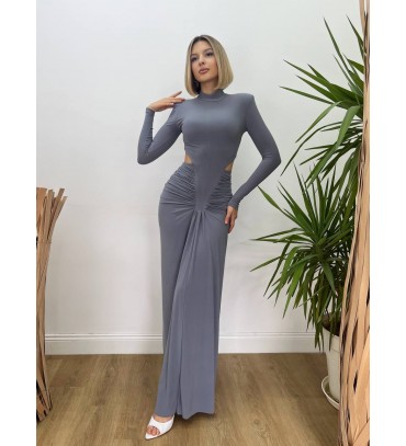 219294 GRİ ELBİSE...