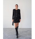 219316 SİYAH TAKIM MODAL KUMAŞ