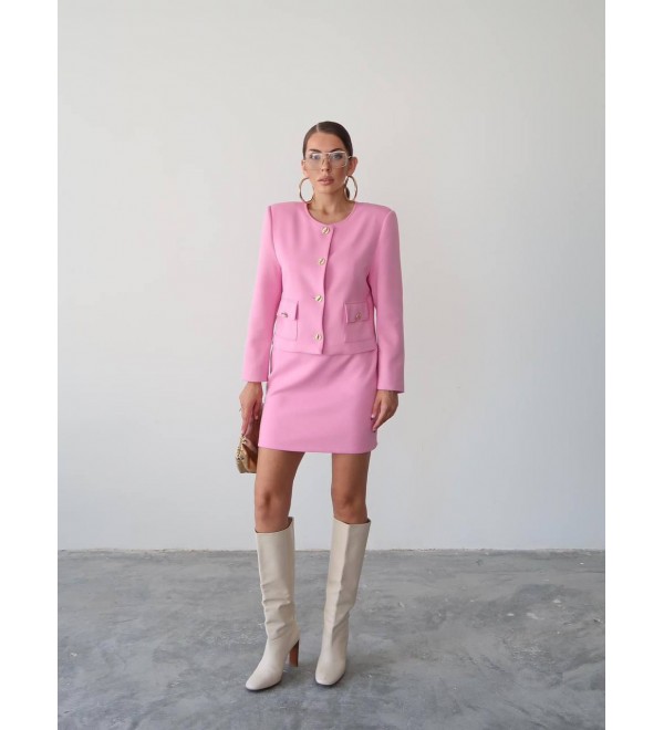 219318 PEMBE TAKIM MODAL KUMAŞ