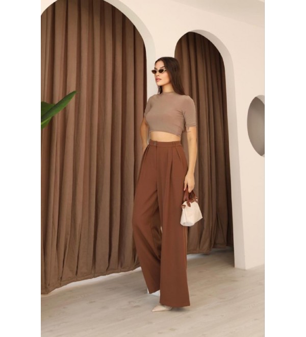219352 COFFEE TROUSERS