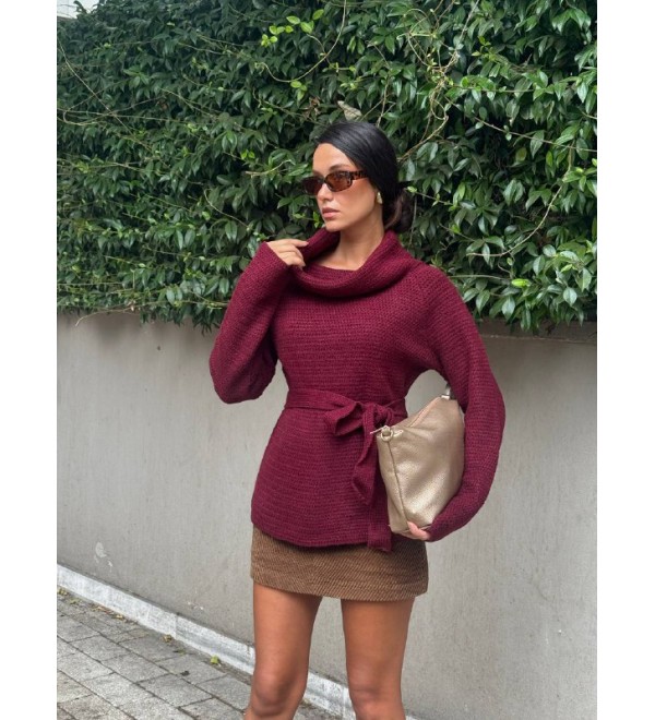 219391 BORDO KAZAK TRİKO