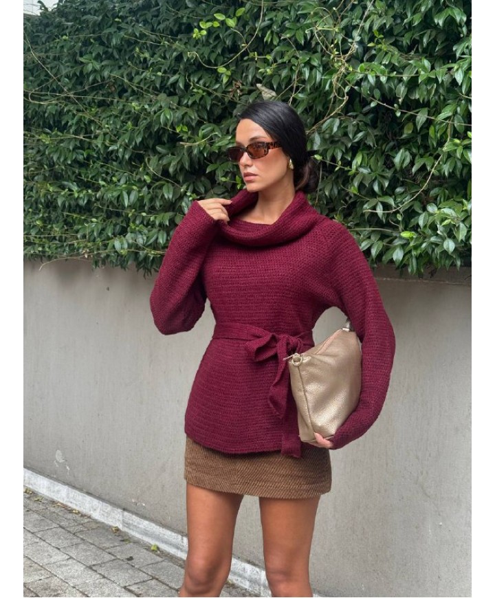 219391 BORDO KAZAK TRİKO
