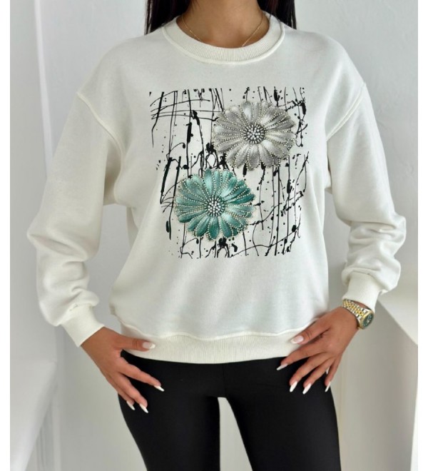 219408 EKRU SWEAT MODAL KUMAŞ