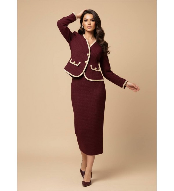 219430 BORDO ABİYE TAKIM