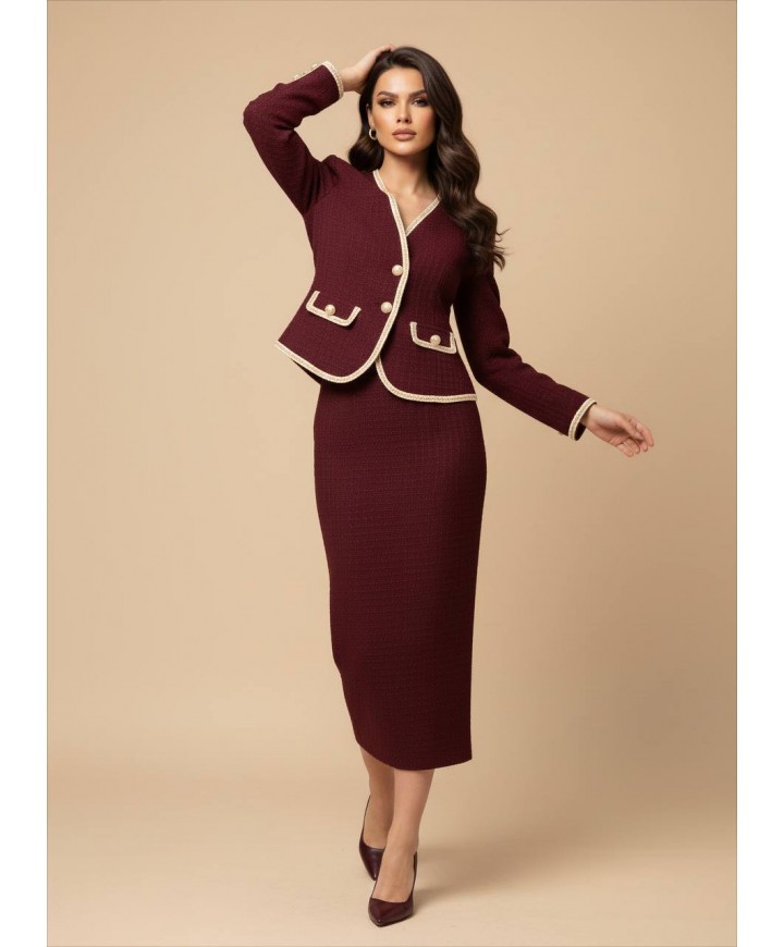 219430 BORDO ABİYE TAKIM