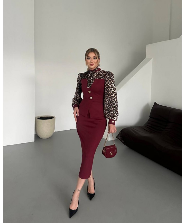 219437 BORDO ABİYE TAKIM