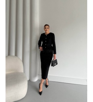 219446 SİYAH ABİYE T...