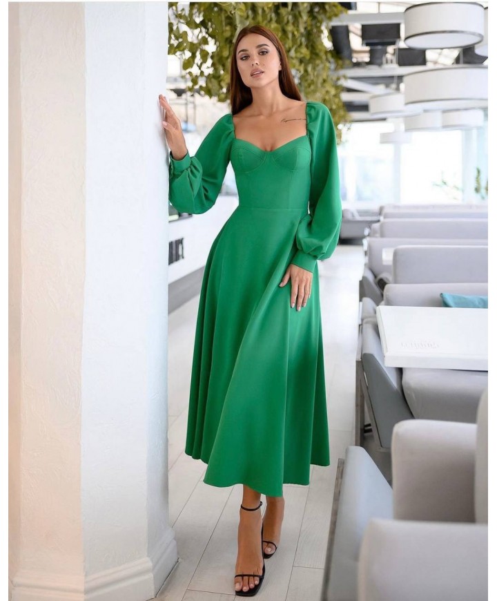 219468 YEŞİL ELBİSE
