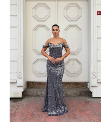 219483 GRİ ABİYE KAD...