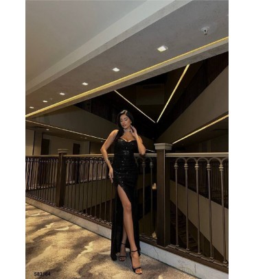 219512 SİYAH ABİYE S...