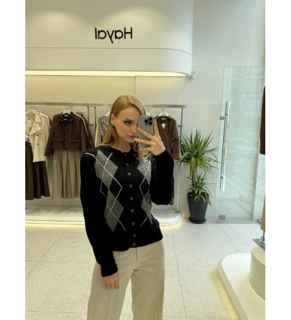 219636 SİYAH HIRKA TRİKO