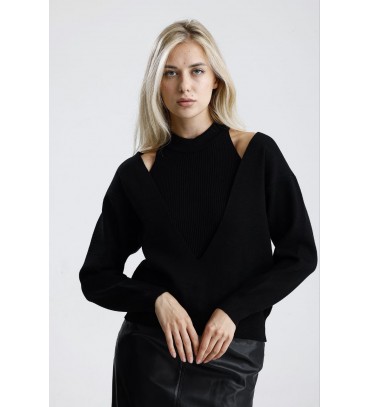 219727 SİYAH KAZAK T...