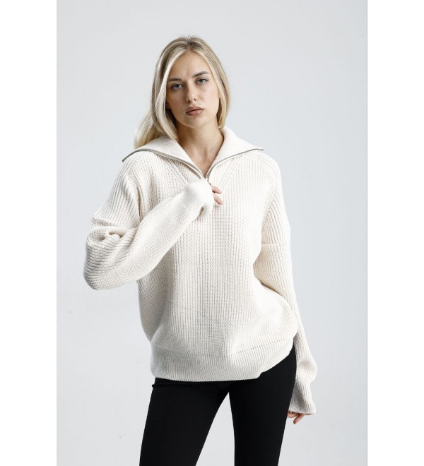 219737 WHITE JUMPER KNITWEAR